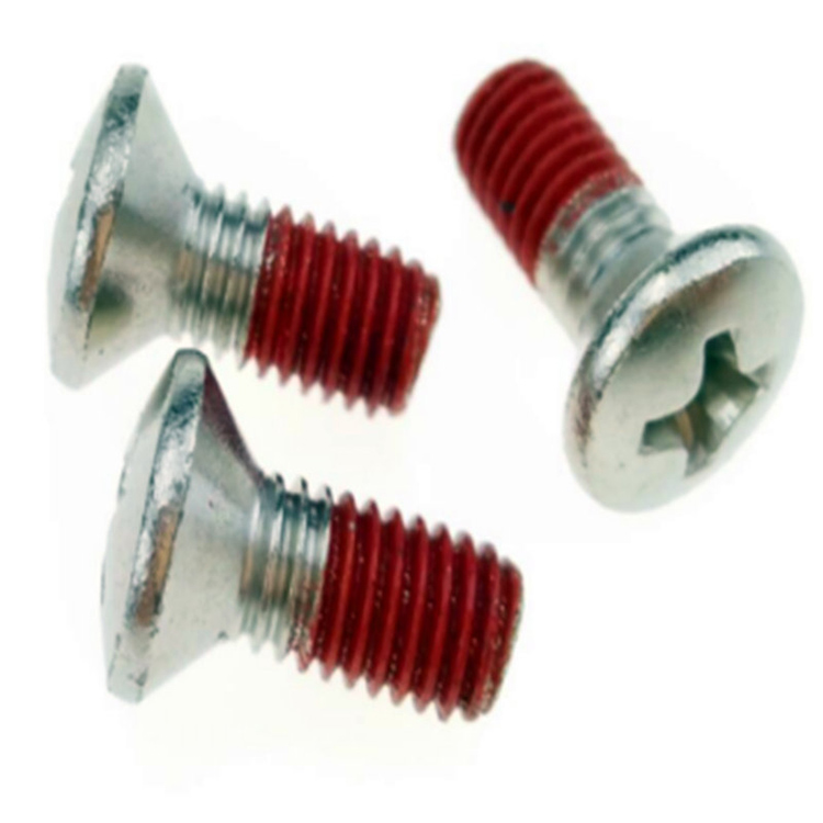 Sekrup Mesin PH2 Kepala Oval Stainless Steel dengan patch Nilon