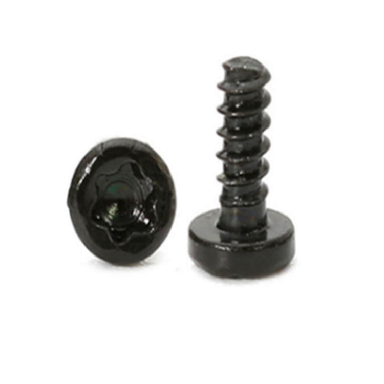 Sekrup Self Tapping Torx Kepala Keju UNF Dengan Lapis Seng Hitam