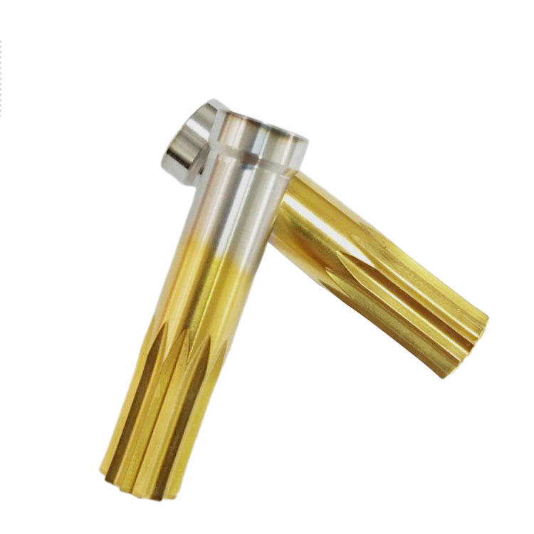 Jasa Fabrikasi Cetakan Custom Lurus Silinder Involute Splines Modul Metrik PIN dengan TIN