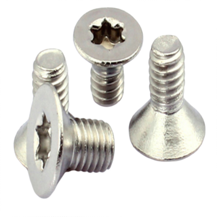 Sekrup Mikro Elektronik Kepala Countersunk Torx Baja Tahan Karat