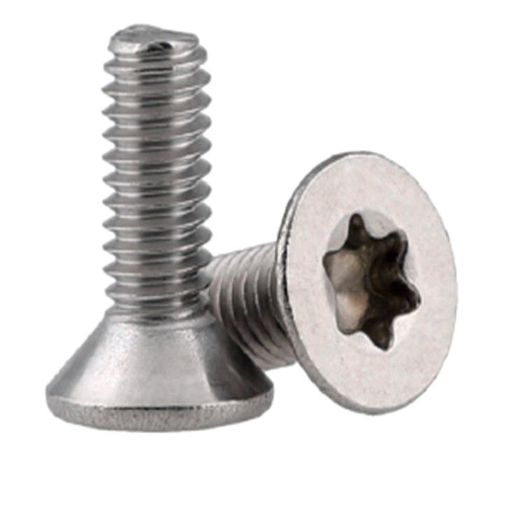 Sekrup Kecil Mikro Torx Kepala Countersunk DIN7991 Hitam