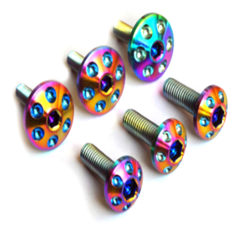 Custom Berbagai Bentuk Kepala Dan Warna Baut Titanium
