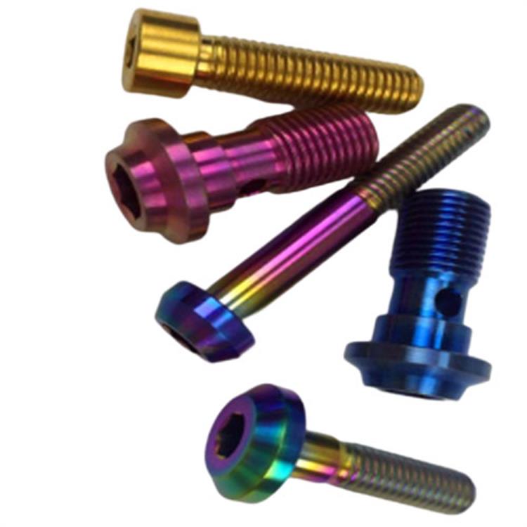 Pengencang sekrup baut Gr5 Titanium Ti6AL4V untuk sepeda motor
