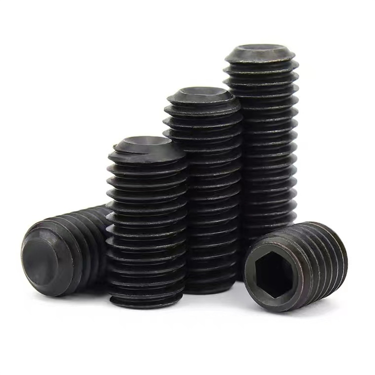 Sekrup grub soket hex baja karbon hitam M3