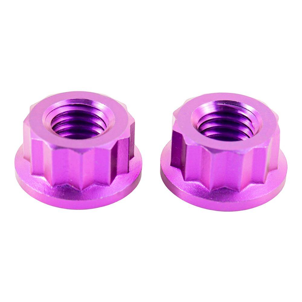 Mur flensa titanium hex warna yang disesuaikan Mur flensa titanium hex warna yang disesuaikan