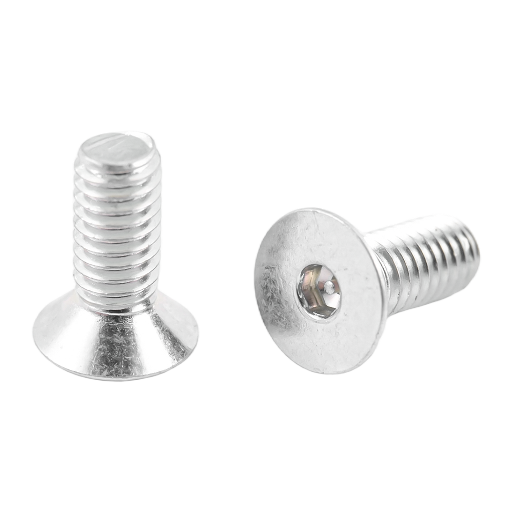 Soket hex kepala countersunk baja tahan karat dengan sekrup pengaman pin