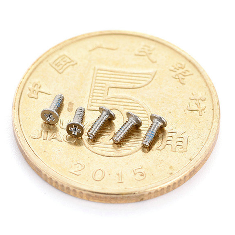 Sekrup kecil kepala countersunk baja tahan karat M0.8 M1.0 M1.2 M1.4 M1.7 Sekrup kecil kepala countersunk baja tahan karat M0.8 M1.0 M1.2 M1.4 M1.7