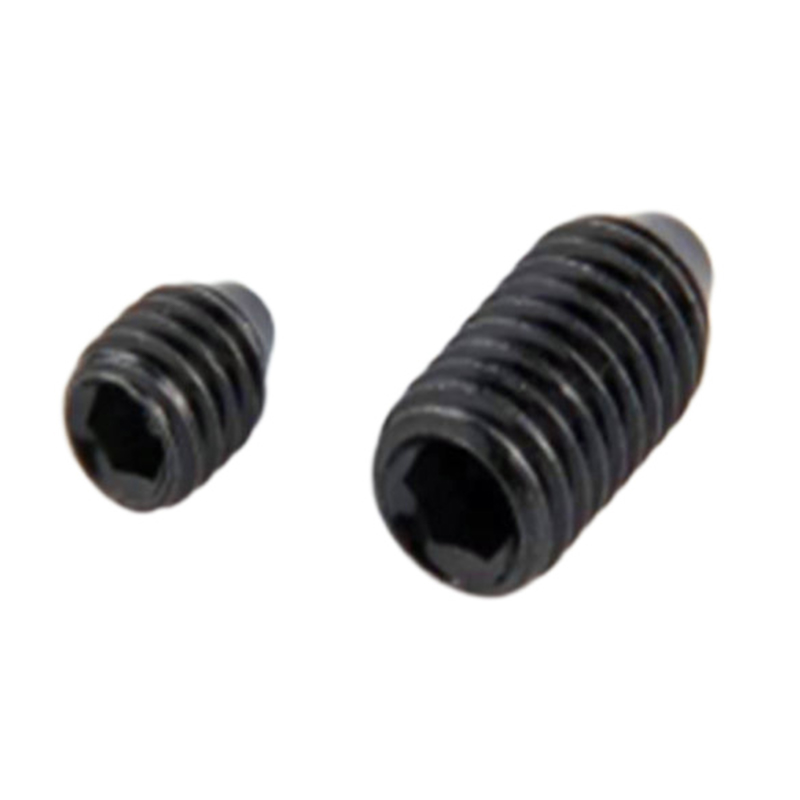 Sekrup set slotted hitam berlapis seng M4 dengan harga bersaing