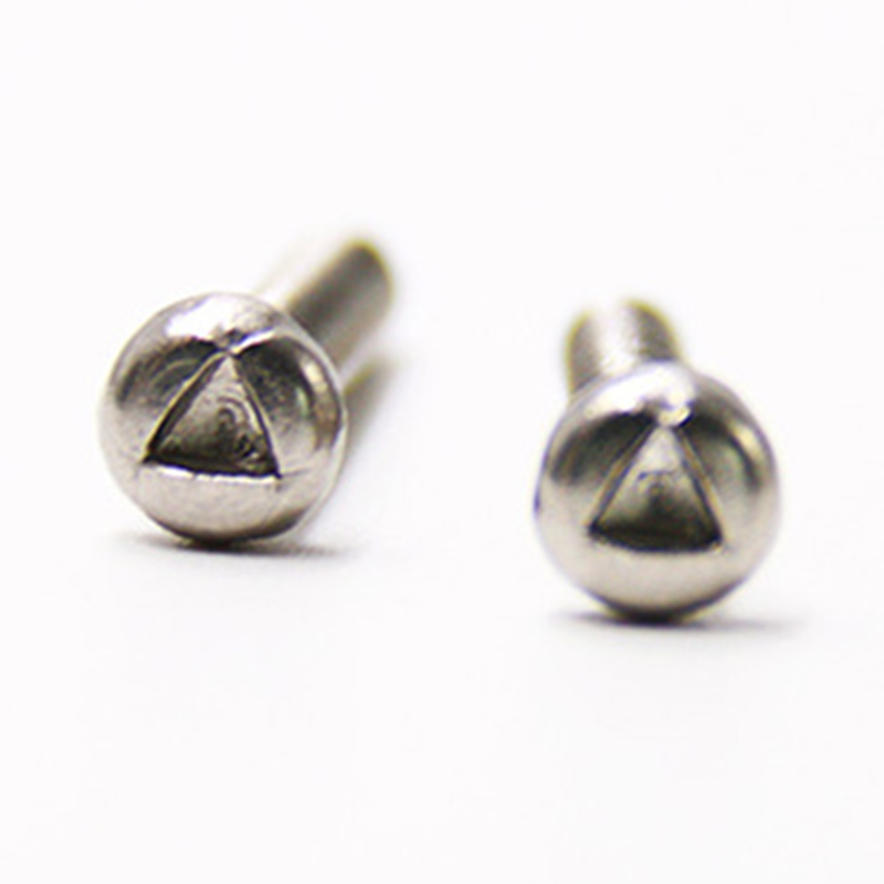 Sekrup bukti tamper trigroove kepala bulat m6 yang disesuaikan Sekrup bukti tamper trigroove kepala bulat m6 yang disesuaikan