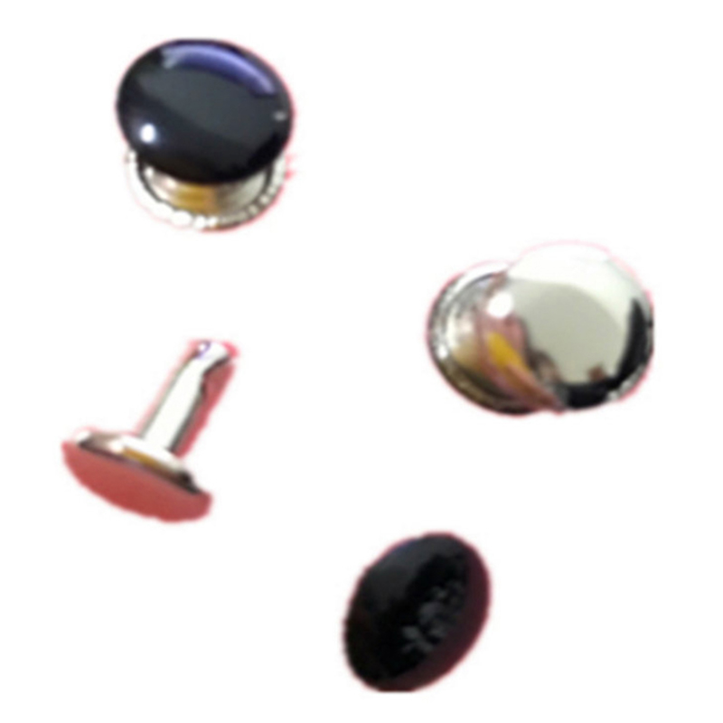 Keling kuningan sisi ganda dengan enamel gantung untuk pakaian & tas Keling kuningan sisi ganda dengan enamel gantung untuk pakaian & tas