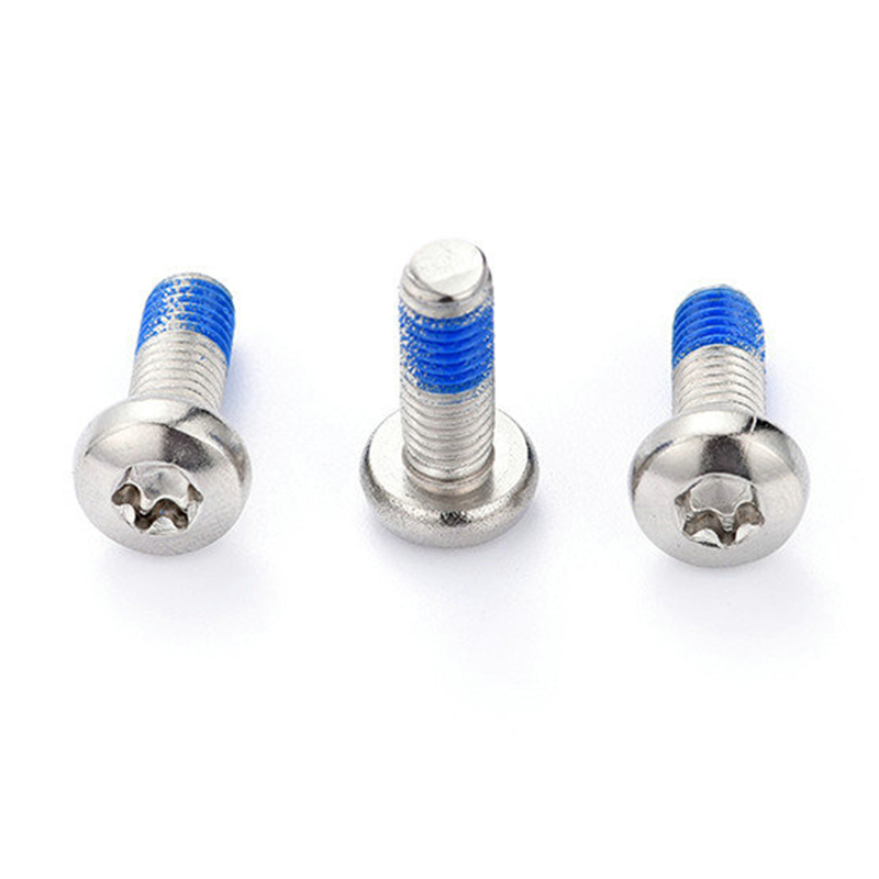 Sekrup mesin torx kepala bulat M3 dengan tambalan nilon