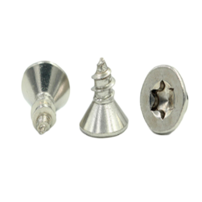 Sekrup mini pola CD baja tahan karat torx kepala countersunk M1.6 (1) Sekrup mini pola CD baja tahan karat torx kepala countersunk M1.6 (1)